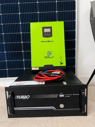 Kit Solar Completo 5000w + Litio + 3 Paneles