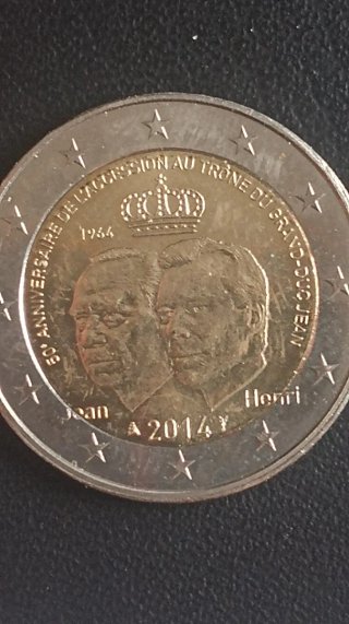 Moneda 2€ Luxemburgo 2014 - 50 Aniversario