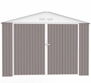 Caseta de metal para garaje exterior