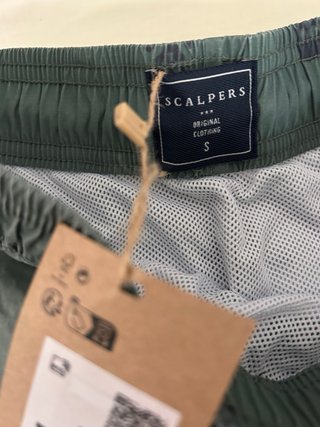 Bañador Scalpers Verde Calaveras