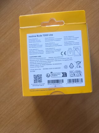 Auriculares Buds Realme T200 Lite Azules