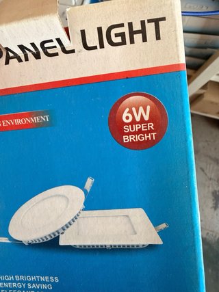Foco LED Panel 6W (pack 4 uds) Luz blanca