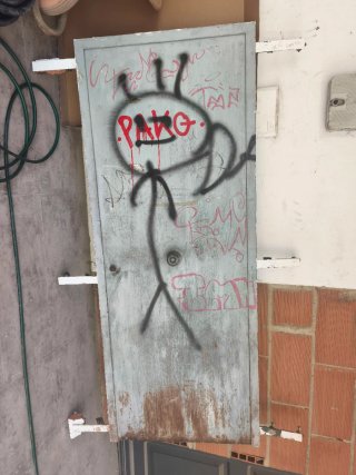 Puerta de hierro