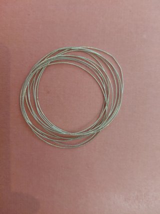 Semanario 10 Pulseras Plata Labradas. Antiguas