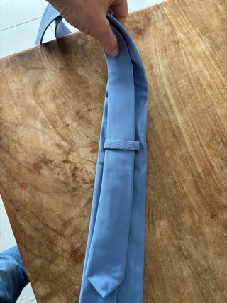 Corbata de Lujo Azul Celeste - Usada solo 1 vez!