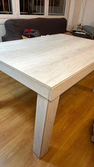 Mesa Kibuc madera 140 cm largo y extensible