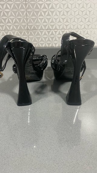 Sandalias Tacón alto Plataforma Negro