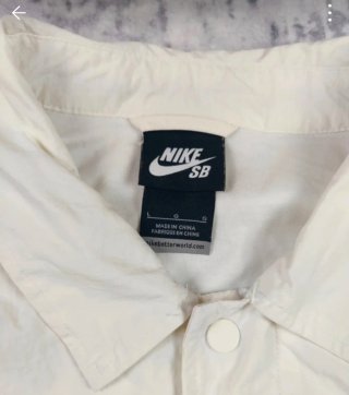 Chaqueta Nike SB Blanca Talla L