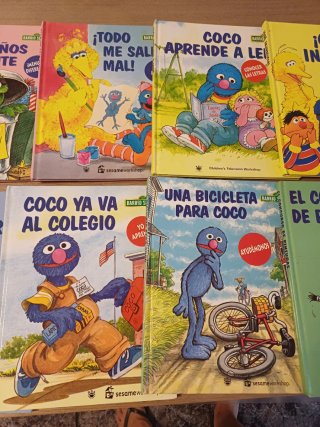 Libros y Cintas VHS Barrio Sésamo