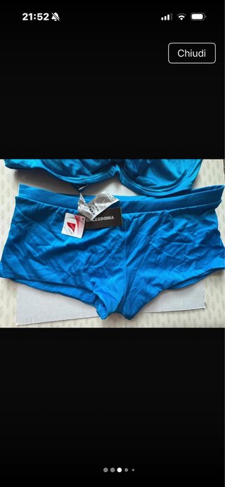 Costume da bagno Golden Point blu taglia M