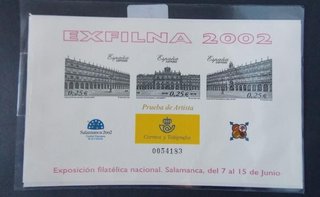 SELLOS DE ESPAÑA AÑO 2001 PRUEBA OFICIAL NÚM.78