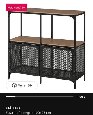 Estantería IKEA FJÄLLBO Negra