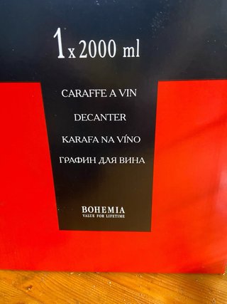 Decantador de vino Bohemia 2L