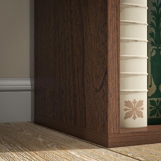 Mueble Librería a Cubos Con 7 Estantes De Diferentes Tamaños, Librería Estante Moderna en Madera, 50X24X106 Cm, Color Nogal