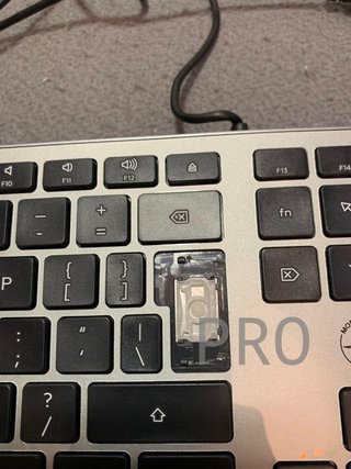 Teclado ingles con cable