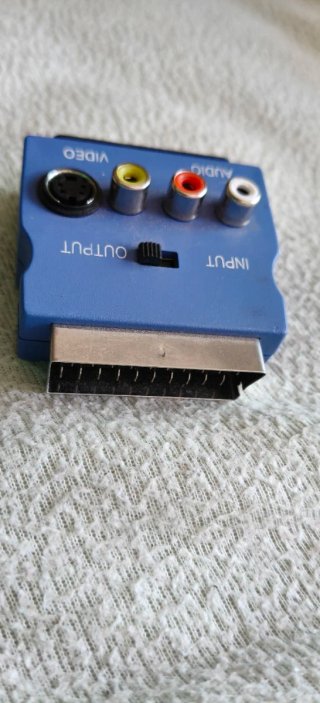 Adaptador Audio Video SCART RCA S-Video