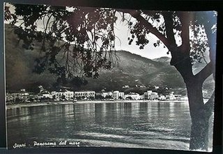 SAPRI: panorama dal mare 1959