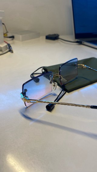 Gafas de sol sin montura degradado