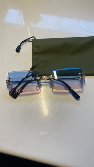 Gafas de sol sin montura degradado