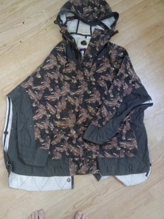 Pretty Green Poncho/abrigo Talla Única