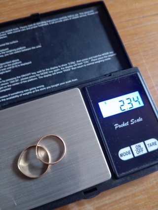 Alianzas de oro 18k (Dos)