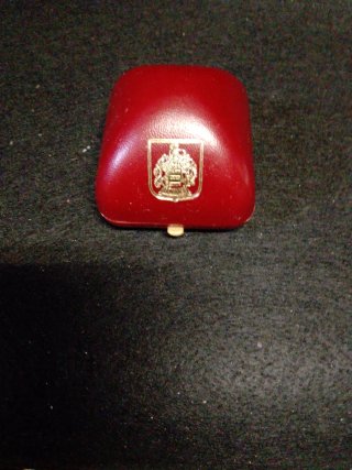 Anillo Plata Antigua con Banda Verde
