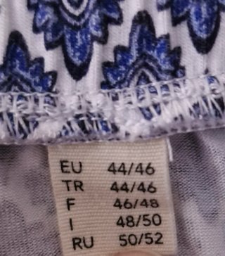 Falda midi estampada T44-46