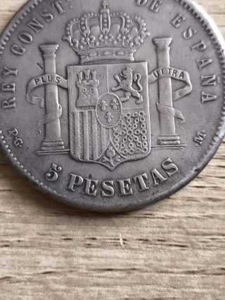 Moneda Alfonso XIII 1888 P°G M *18*88