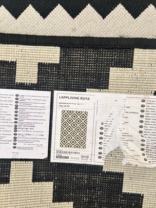 Alfombra Ikea Lappl Jung Ruta