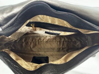 Bolso Petusco Marrón y Plateado