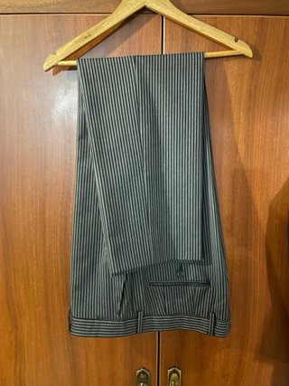 Traje de chaqué negro hombre