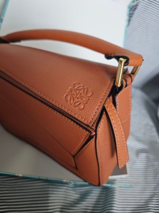Bolso Loewe Puzzle Caramelo Piel Granulada