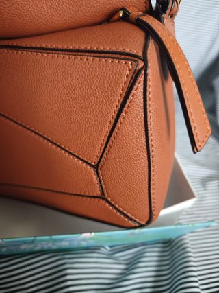 Bolso Loewe Puzzle Caramelo Piel Granulada