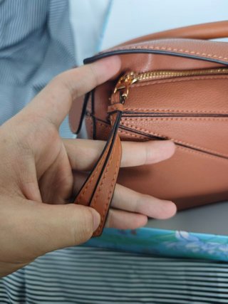 Bolso Loewe Puzzle Caramelo Piel Granulada