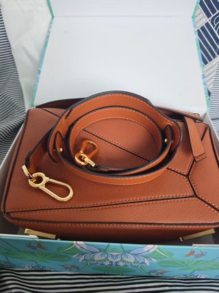Bolso Loewe Puzzle Caramelo Piel Granulada