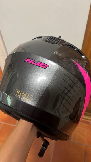 Casco HJC Rosa ECE R22.05 Sin Uso