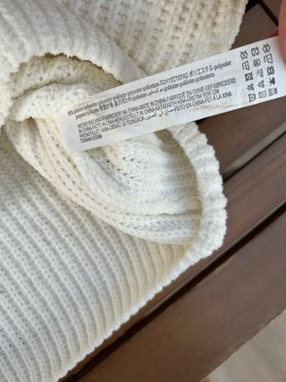 Jersey  de punto blanco