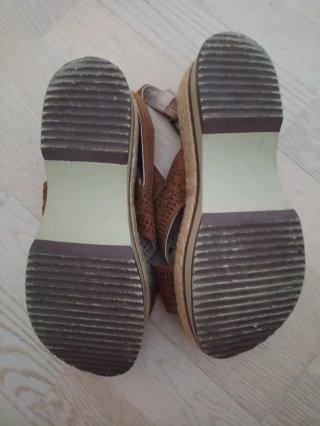 Sandalias Refresh Marrones Plataforma