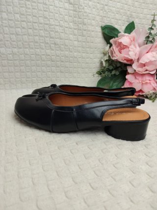 Zapatos Tabi Destalonados Negros 38