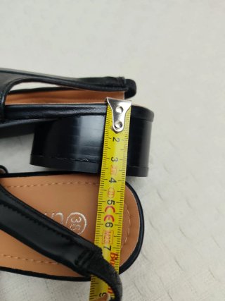 Zapatos Tabi Destalonados Negros 38