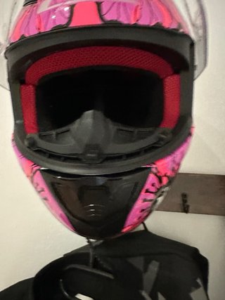 Casco Moto Mujer LS2 Flores Nuevo