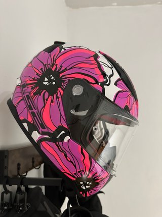 Casco Moto Mujer LS2 Flores Nuevo