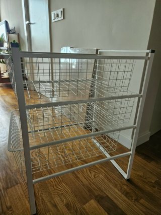 Cajonera Metálica Ligera Ikea Blanca