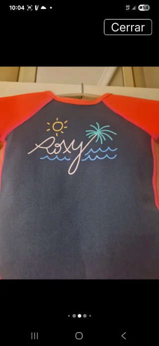 Neopreno corto Roxy niña T4