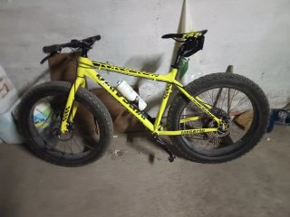 Bicicleta Fat Bike Amarilla