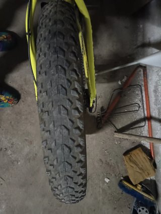 Bicicleta Fat Bike Amarilla