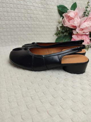 Zapatos Tabi Destalonados Negros 39