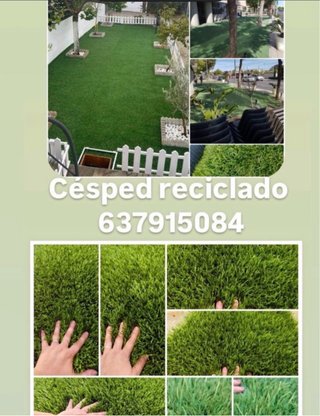 Césped artificial reciclado