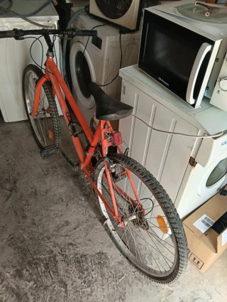 Bicicleta Naranja Montaña