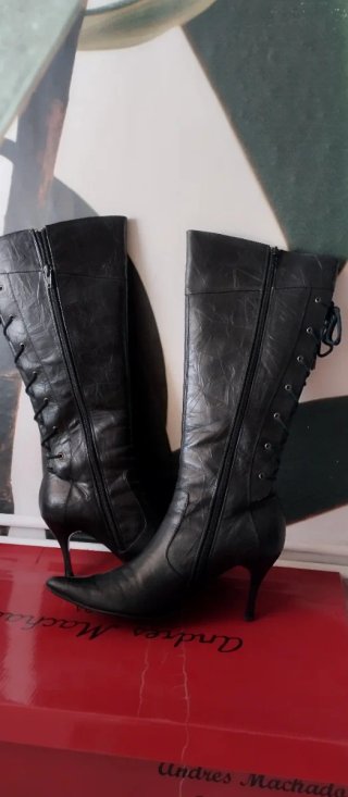 Botas altas cordón trasero ST